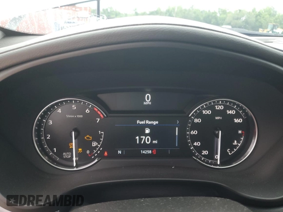 2023 Cadillac XT4 FWD Premium Luxury with VIN 1GYFZCR42PF193101, listed as a Copart auction lot 54977605 with 14,258 mi miles and Non repairable. Bid and sale history available at DreamBid. Image 9.