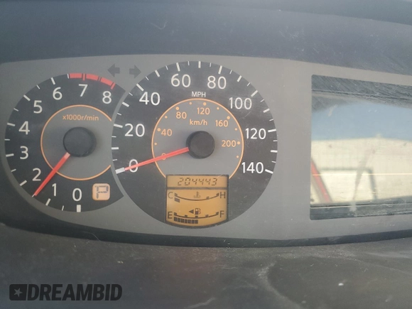 2005 Nissan Quest SE with VIN 5N1BV28U65N115284, listed as a Copart auction lot 46605885 with 204,443 mi miles and Salvage Title. Bid and sale history available at carsss.com. Image 9.