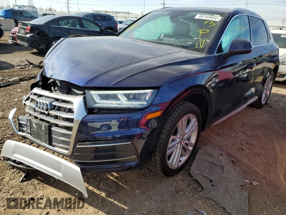 2018 Audi Q5 Premium Plus with VIN WA1BNAFY5J2196689, listed as a Copart auction lot 66144602 with 52,815 mi miles. Bid and sale history available at carsss.com. Image 2.