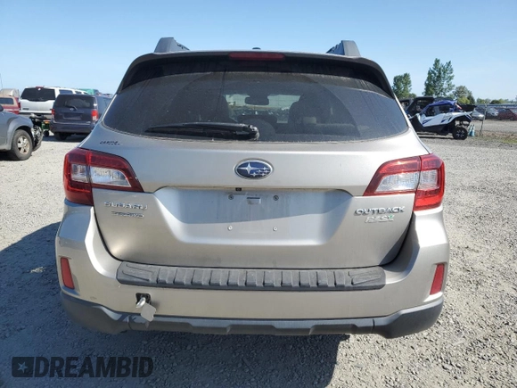 2015 Subaru Outback Premium with VIN 4S4BSADC4F3213176, listed as a Copart auction lot 56256825 with 100,841 mi miles and Salvage title. Bid and sale history available at DreamBid. Image 6.