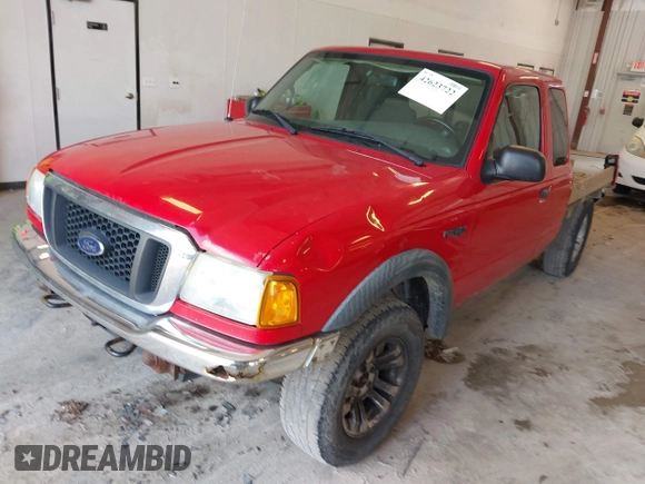 2004 Ford Ranger XL Fleet with VIN 1FTZR45E54PB61806, listed as a IAAI auction lot 42623722 with 313,437 mi miles and . Bid and sale history available at DreamBid. Image 6.
