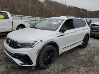 2022 Volkswagen Tiguan SE R-Line Black with VIN 3VV8B7AX8NM072183, listed as a Copart auction lot 42331045 with 87,387 mi miles and Salvage Title. Bid and sale history available at DreamBid. Image 1.