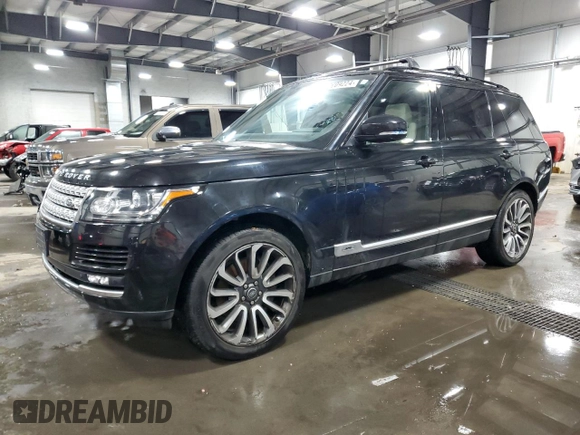 2014 Land Rover Range Rover Supercharged z VIN SALGS3TFXEA193374, wystawiony jako Copart lot #82609224 z przebiegiem 133 819 mil mil oraz Szkoda całkowita • Salvage title. Historia ofert i sprzedaży dostępna na DreamBid. Obrazek 1.