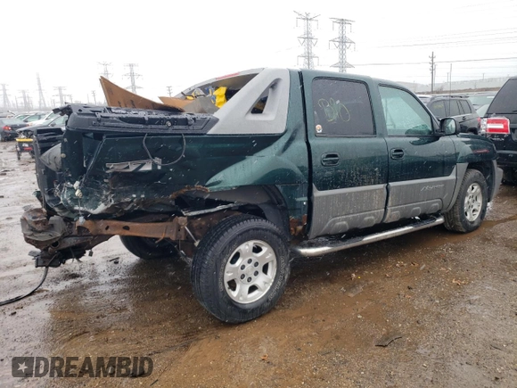 2002 Chevrolet Avalanche with VIN 3GNEK13T72G309949, listed as a Copart auction lot 49253894 with 196,009 mi miles and Salvage Title. Bid and sale history available at DreamBid. Image 3.