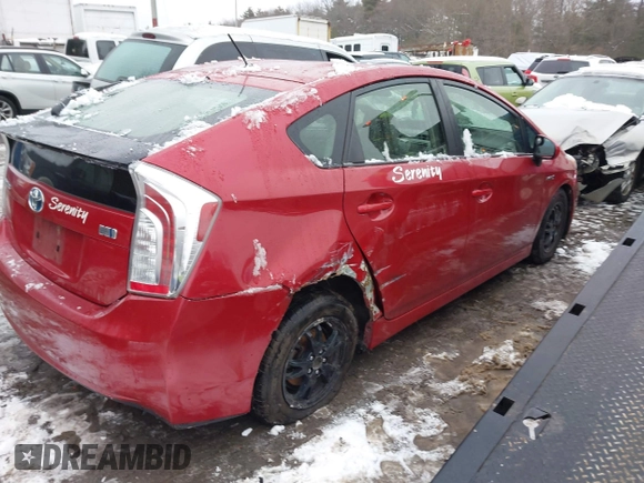 2015 Toyota Prius Four with VIN JTDKN3DU8F0459889, listed as a IAAI auction lot 41532104 with 293,249 mi miles and . Bid and sale history available at DreamBid. Image 4.