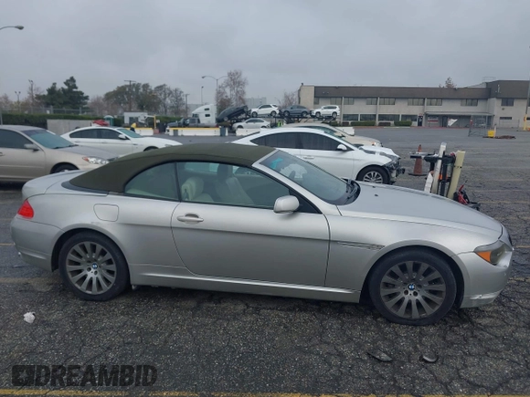 2005 BMW 6 Series 645Ci with VIN WBAEK73495B324371, listed as a IAAI auction lot 41496290 with 109,251 mi miles. Bid and sale history available at carsss.com. Image 13.