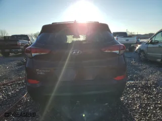 2017 Hyundai Tucson SE Plus with VIN KM8J33A44HU423310, listed as a Copart auction lot 46449215 with 146,383 mi miles and Salvage Title. Bid and sale history available at carsss.com. Image 6.