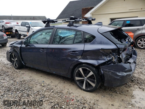 2017 Subaru Impreza Special Sports with VIN 4S3GTAK67H1727221, listed as a Copart auction lot 52441615 with 90,447 mi miles and Salvage title. Bid and sale history available at DreamBid. Image 2.