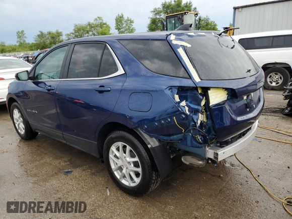 2023 Chevrolet Equinox LT с VIN 3GNAXKEG1PL186959, выставлен на аукционе Copart как лот 59273994 с пробегом 7 983 миль миль и Списание • Salvage title. История ставок и продаж доступна на DreamBid. Изображение 2.