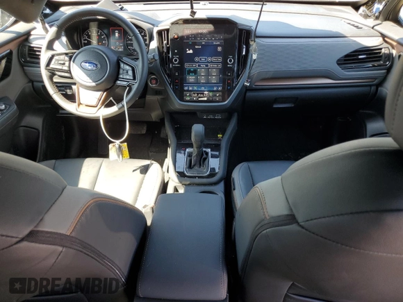 2025 Subaru Forester Special Sports with VIN JF2SLDHC1SH402377, listed as a Copart auction lot 55293885 with 10,080 mi miles and Salvage title. Bid and sale history available at DreamBid. Image 8.