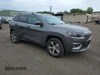 2020 Jeep Cherokee Limited with VIN 1C4PJMDXXLD575424, listed as a Copart auction lot 62106455 with 27,606 mi miles and Salvage title. Bid and sale history available at DreamBid. Image 4.