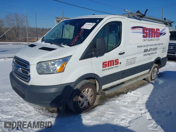 2016 Ford Transit Cargo with VIN 1FTYR1ZM6GKA70265, listed as a IAAI auction lot 41209043 with 156,112 mi miles and . Bid and sale history available at DreamBid. Image 2.