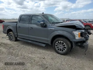 2020 Ford F-150 XL with VIN 1FTEW1CP9LFB53884, listed as a Copart auction lot 47887035 with 83,558 mi miles and Salvage Title. Bid and sale history available at DreamBid. Image 4.