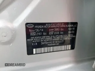 2015 Hyundai Elantra SE z VIN 5NPDH4AE0FH616577, wystawiony jako Copart lot #53260665 z przebiegiem 109 531 mil mil oraz Czysty tytuł • Clean title. Historia ofert i sprzedaży dostępna na DreamBid. Obrazek 12.