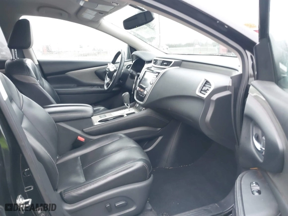 2018 Nissan Murano Platinum with VIN 5N1AZ2MH8JN167650, listed as a IAAI auction lot 41539984 with 74,988 mi miles. Bid and sale history available at carsss.com. Image 5.