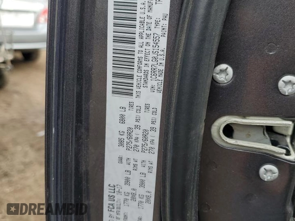 2018 Ram 1500 Big Horn with VIN 1C6RR7LG0JS154557, listed as a Copart auction lot 50373745 with 84,423 mi miles and Salvage title. Bid and sale history available at DreamBid. Image 12.