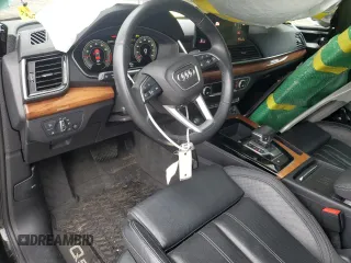 2021 Audi Q5 Premium Plus with VIN WA1BAAFY9M2035407, listed as a Copart auction lot 49468485 with 36,830 mi miles and Salvage Title. Bid and sale history available at carsss.com. Image 8.