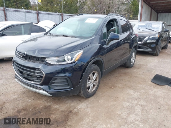2022 Chevrolet Trax LT with VIN KL7CJPSM3NB558839, listed as a IAAI auction lot 41772691 with 13,082 mi miles. Bid and sale history available at carsss.com. Image 17.