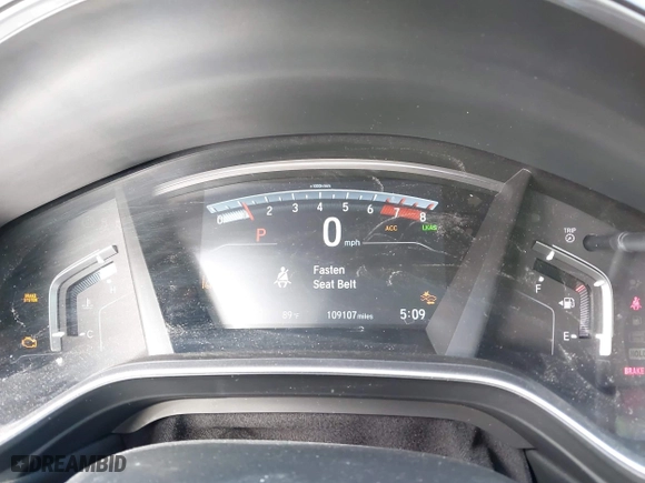 2018 Honda CR-V EX-L with VIN 2HKRW2H85JH610430, listed as a IAAI auction lot 41826592 with 109,107 mi miles. Bid and sale history available at carsss.com. Image 7.