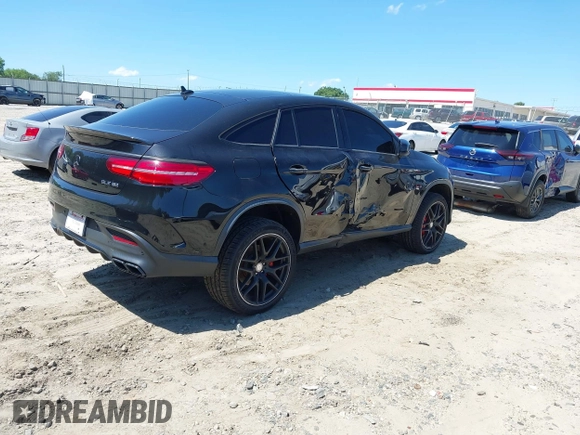 2017 Mercedes-Benz GLE 63 S AMG with VIN 4JGED7FB1HA059443, listed as a IAAI auction lot 42312493 with 85,849 mi miles and . Bid and sale history available at DreamBid. Image 4.