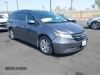 2016 Honda Odyssey EX-L z VIN 5FNRL5H66GB162814, wystawiony jako IAAI lot #42153827 z przebiegiem 72 002 mil mil oraz . Historia ofert i sprzedaży dostępna na DreamBid. Obrazek 1.