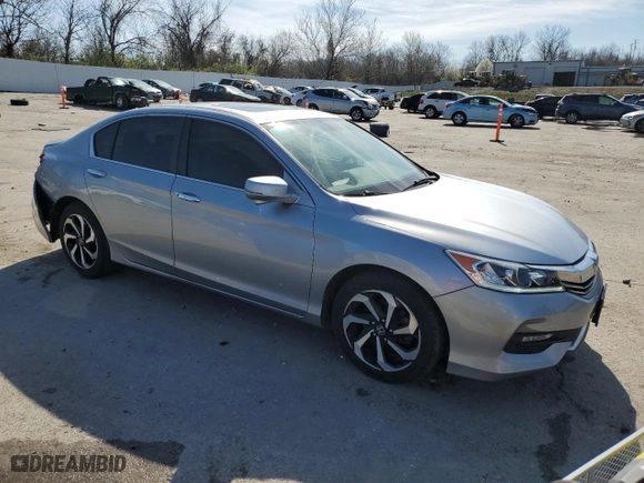 2016 Honda Accord Sedan EX with VIN 1HGCR2F76GA135900, listed as a Copart auction lot 50912825 with 83,196 mi miles and Salvage Title. Bid and sale history available at carsss.com. Image 4.