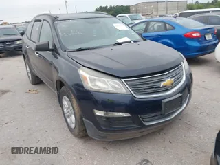 2016 Chevrolet Traverse LS z VIN 1GNKRFED6GJ268446, wystawiony jako IAAI lot #42332913 z przebiegiem Nie podano mil oraz . Historia ofert i sprzedaży dostępna na DreamBid. Obrazek 1.