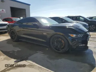 2016 Ford Mustang GT with VIN 1FA6P8CF4G5264541, listed as a Copart auction lot 50101915 with 82,824 mi miles and Salvage title. Bid and sale history available at DreamBid. Image 4.
