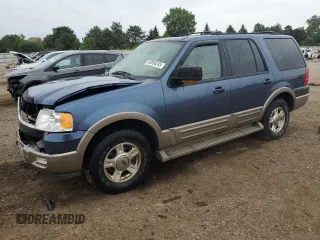 2004 Ford Expedition Eddie Bauer with VIN 1FMFU18L74LA73451, listed as a Copart auction lot 60858245 with 159,716 mi miles and Salvage title. Bid and sale history available at DreamBid. Image 1.
