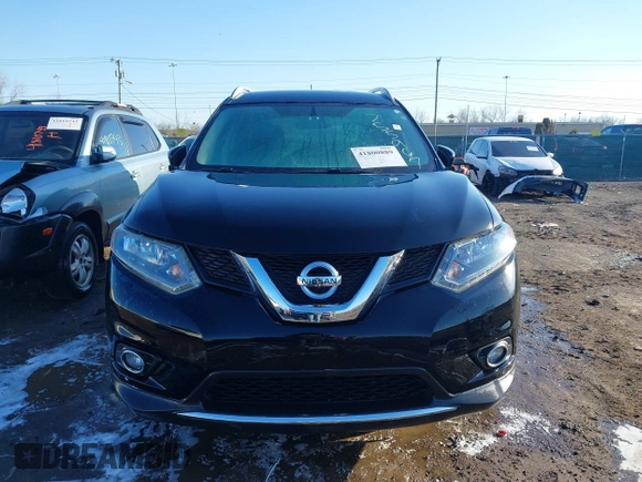 2014 Nissan Rogue S with VIN 5N1AT2MV7EC755967, listed as a IAAI auction lot 41800889 with 130,811 mi miles. Bid and sale history available at carsss.com. Image 12.