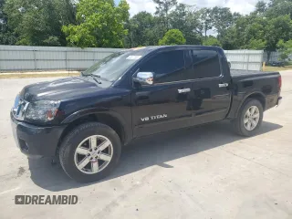 2010 Nissan Titan SE with VIN 1N6BA0ED6AN313864, listed as a Copart auction lot 62877385 with 267,642 mi miles and Salvage title. Bid and sale history available at DreamBid. Image 1.