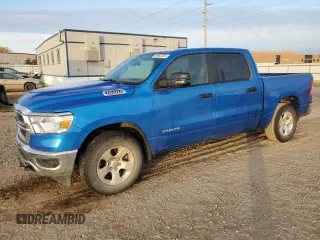 2023 Ram 1500 Big Horn with VIN 1C6SRFFM4PN558465, listed as a Copart auction lot 69563324 with Not provided miles and Salvage title. Bid and sale history available at DreamBid. Image 1.