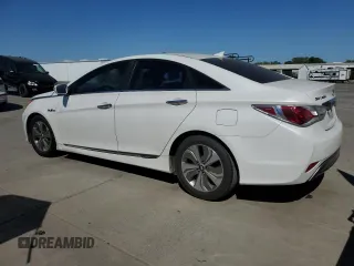 2013 Hyundai Sonata with VIN KMHEC4A44DA079898, listed as a Copart auction lot 54021585 with 203,599 mi miles and Salvage Title. Bid and sale history available at carsss.com. Image 2.