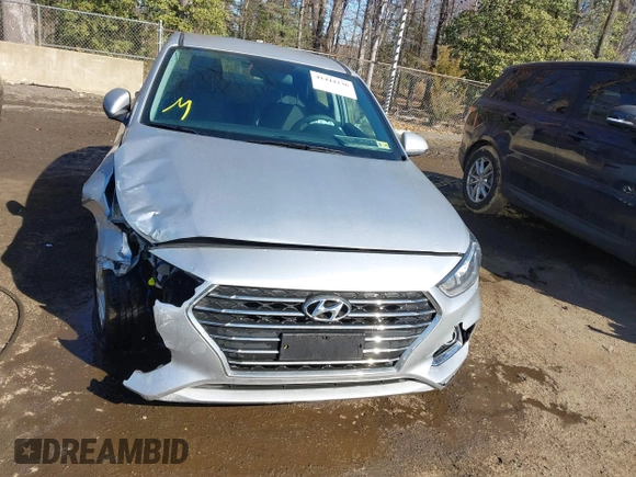 2022 Hyundai Accent SE with VIN 3KPC24A64NE157918, listed as a IAAI auction lot 41444230 with 24,912 mi miles. Bid and sale history available at carsss.com. Image 11.
