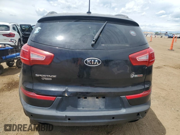 2012 Kia Sportage SX with VIN KNDPC3A60C7176018, listed as a Copart auction lot 57940525 with 201,932 mi miles and Salvage title. Bid and sale history available at DreamBid. Image 6.