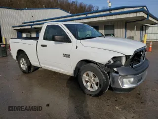2018 Ram 1500 Tradesman with VIN 3C6JR6AGXJG194727, listed as a Copart auction lot 47759205 with 93,618 mi miles and Salvage title. Bid and sale history available at DreamBid. Image 4.