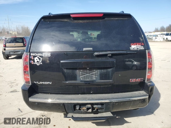 2014 GMC Yukon Denali with VIN 1GKS2EEF6ER141322, listed as a Copart auction lot 47565585 with 155,321 mi miles and Salvage Title. Bid and sale history available at carsss.com. Image 6.