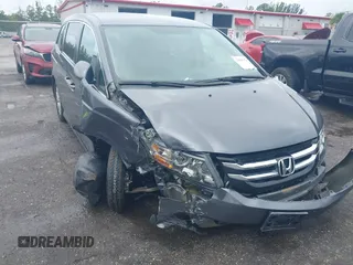 2017 Honda Odyssey SE with VIN 5FNRL5H3XHB026595, listed as a IAAI auction lot 39631978 with 92,555 mi miles and . Bid and sale history available at carsss.com. Image 6.