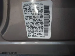 2010 Nissan Murano SL with VIN JN8AZ1MW1AW122707, listed as a IAAI auction lot 41679953 with 999,999 mi miles. Bid and sale history available at carsss.com. Image 9.