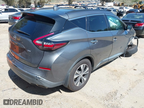 2020 Nissan Murano SV z VIN 5N1AZ2BJ1LN132389, wystawiony jako IAAI lot #41827452 z przebiegiem 39 048 mil mil oraz . Historia ofert i sprzedaży dostępna na DreamBid. Obrazek 4.