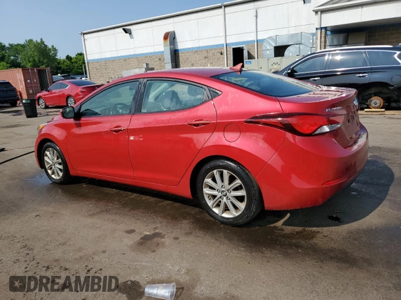 2014 Hyundai Elantra SE z VIN KMHDH4AEXEU049682, wystawiony jako Copart lot #60430585 z przebiegiem 154 815 mil mil oraz Szkoda całkowita • Salvage title. Historia ofert i sprzedaży dostępna na DreamBid. Obrazek 2.