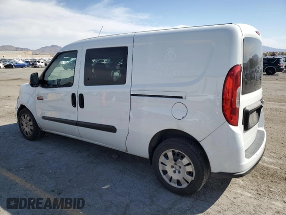 2017 Ram ProMaster City Cargo Van Tradesman SLT with VIN ZFBERFBBXH6D57861, listed as a Copart auction lot 48773285 with 111,079 mi miles and Salvage Title. Bid and sale history available at carsss.com. Image 2.