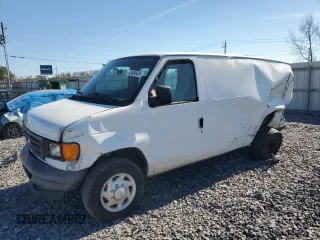 2007 Ford Econoline Cargo Commercial with VIN 1FTNE14W67DB32713, listed as a Copart auction lot 45550425 with 209,925 mi miles and Salvage Title. Bid and sale history available at DreamBid. Image 1.