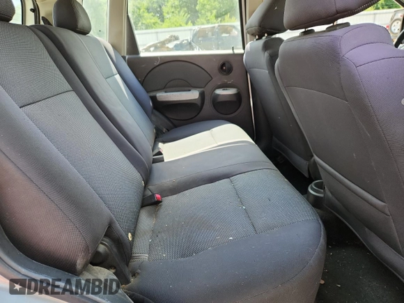 2006 Chevrolet Aveo LT with VIN KL1TG66696B619367, listed as a Copart auction lot 62567655 with 174,548 mi miles and Salvage title. Bid and sale history available at DreamBid. Image 11.