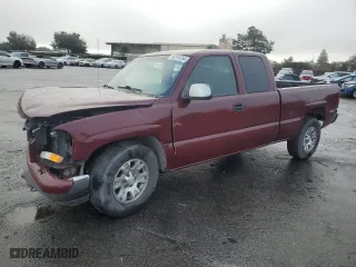 2002 GMC Sierra 1500 SLE with VIN 2GTEC19T021224182, listed as a Copart auction lot 84291354 with 201,524 mi miles and Salvage Title. Bid and sale history available at carsss.com. Image 1.