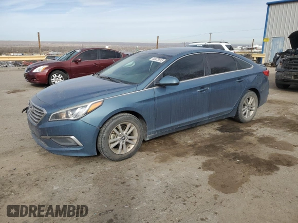 2016 Hyundai Sonata 2.4L with VIN 5NPE24AF4GH401509, listed as a Copart auction lot 44973315 with 139,952 mi miles and Salvage Title. Bid and sale history available at carsss.com. Image 1.
