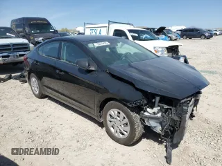 2019 Hyundai Elantra SE with VIN 5NPD74LF9KH416364, listed as a Copart auction lot 53575625 with 62,870 mi miles and Salvage Title. Bid and sale history available at DreamBid. Image 4.