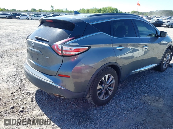 2018 Nissan Murano SV with VIN 5N1AZ2MG8JN116611, listed as a IAAI auction lot 42051307 with 94,993 mi miles and . Bid and sale history available at DreamBid. Image 4.
