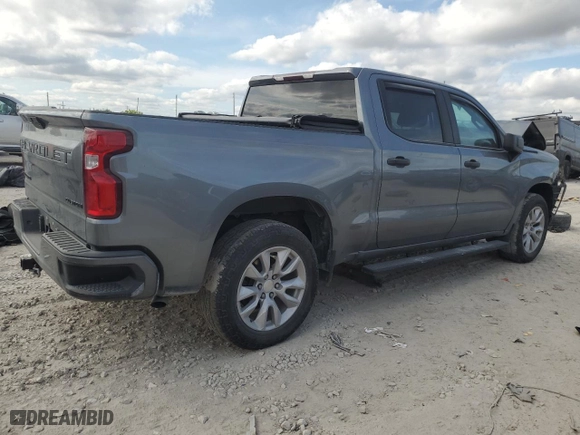 2021 Chevrolet Silverado 1500 Custom with VIN 3GCPWBEK6MG330116, listed as a Copart auction lot 45514395 with 93,594 mi miles and Non Repairable. Bid and sale history available at carsss.com. Image 3.