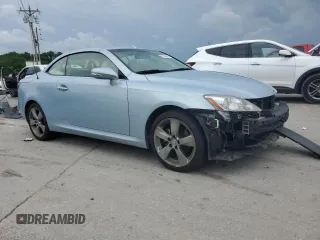 2010 Lexus IS 250 C z VIN JTHFF2C26A2512710, wystawiony jako Copart lot #57880605 z przebiegiem 139 081 mil mil oraz Szkoda całkowita • Salvage title. Historia ofert i sprzedaży dostępna na DreamBid. Obrazek 4.